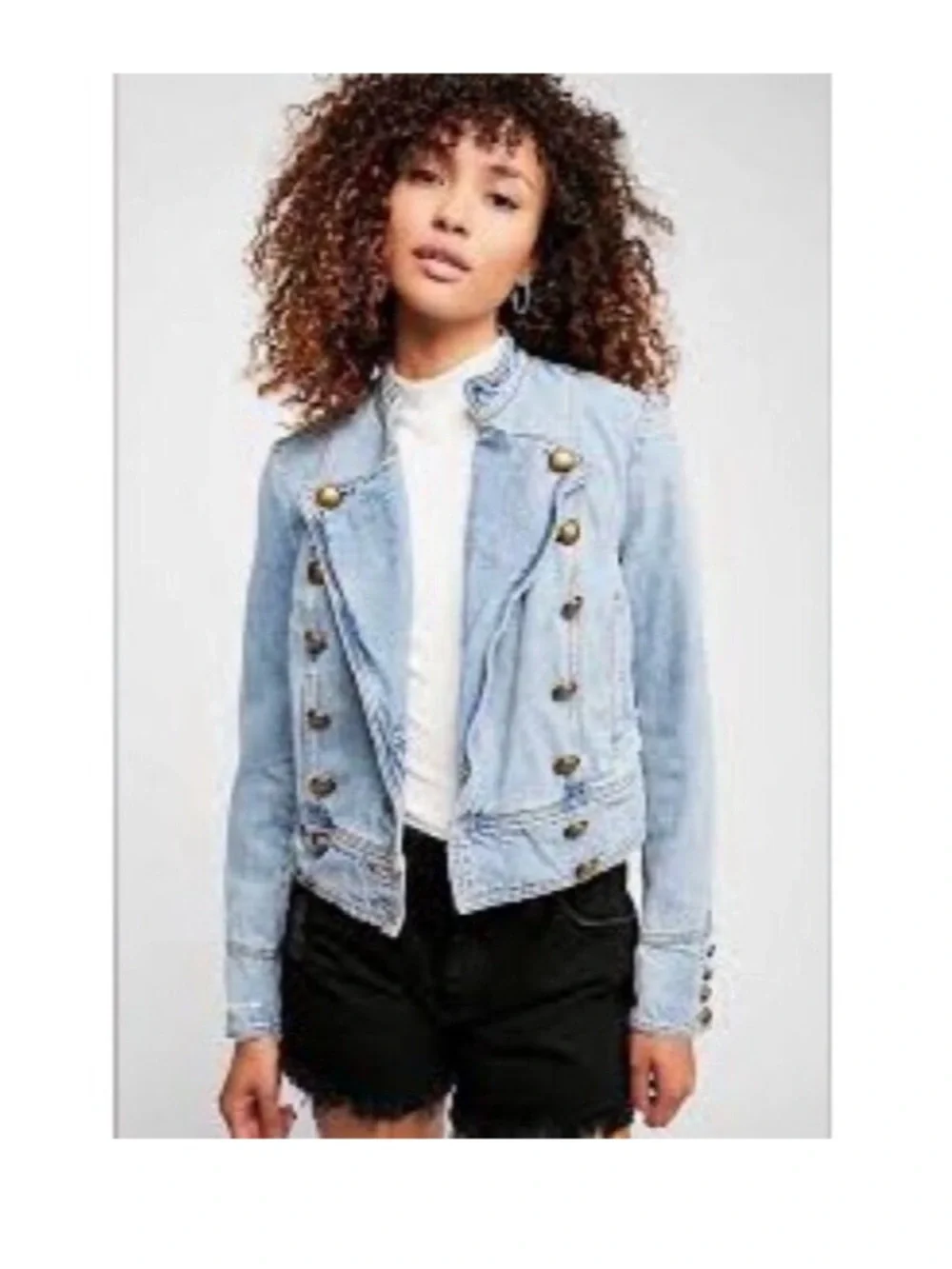 NWT Free People Denim Jacket - Picture 4 of 11